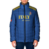 Custom Italy Football 2026 Padded Jacket Road To Champions - Wonder Print Shop