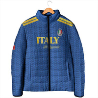 Custom Italy Football 2026 Padded Jacket Road To Champions - Wonder Print Shop
