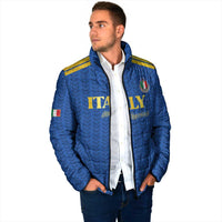 Custom Italy Football 2026 Padded Jacket Road To Champions - Wonder Print Shop