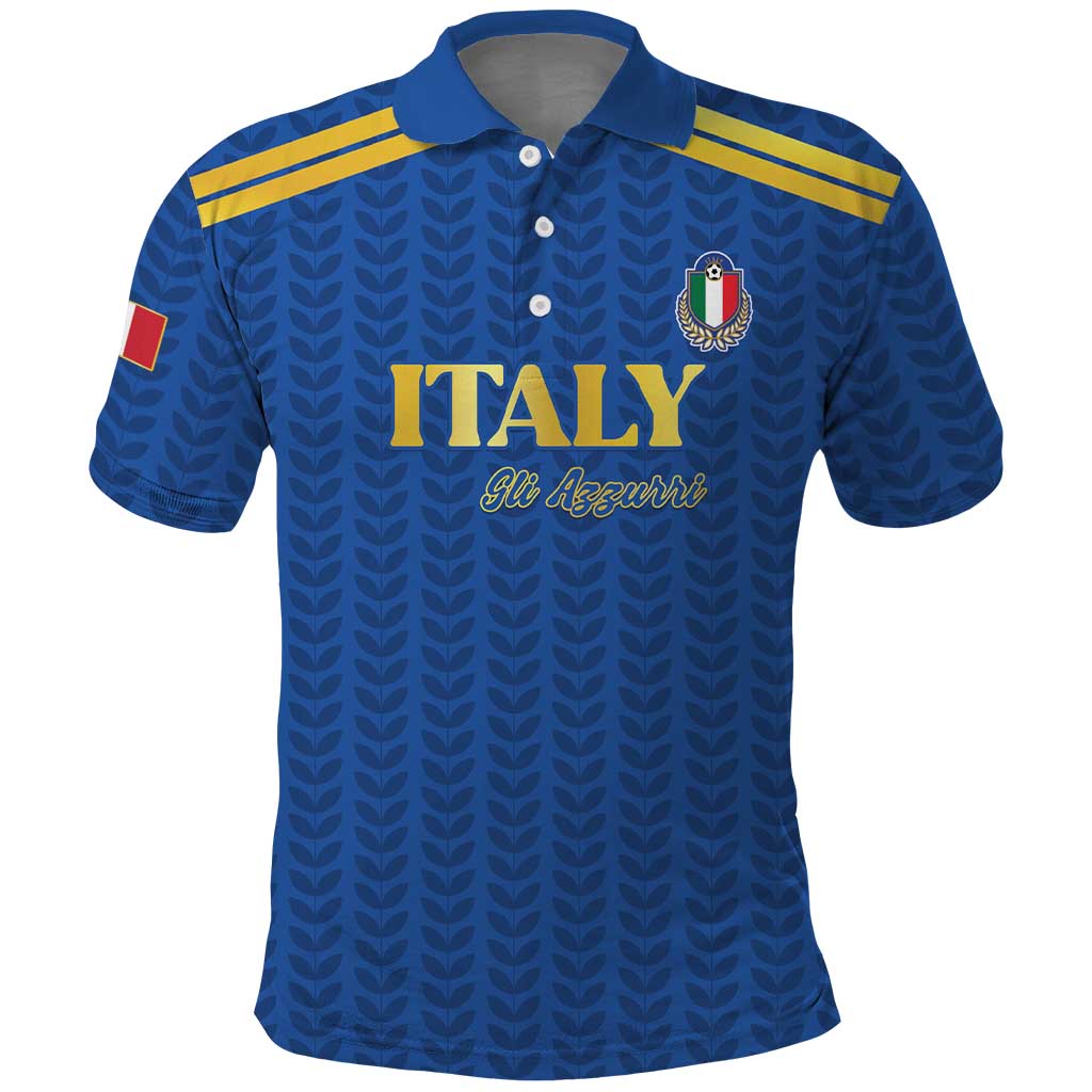 Custom Italy Football 2026 Polo Shirt Road To Champions - Wonder Print Shop