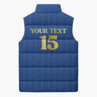 Custom Italy Football 2026 Sleeveless Puffer Jacket Road To Champions - Wonder Print Shop