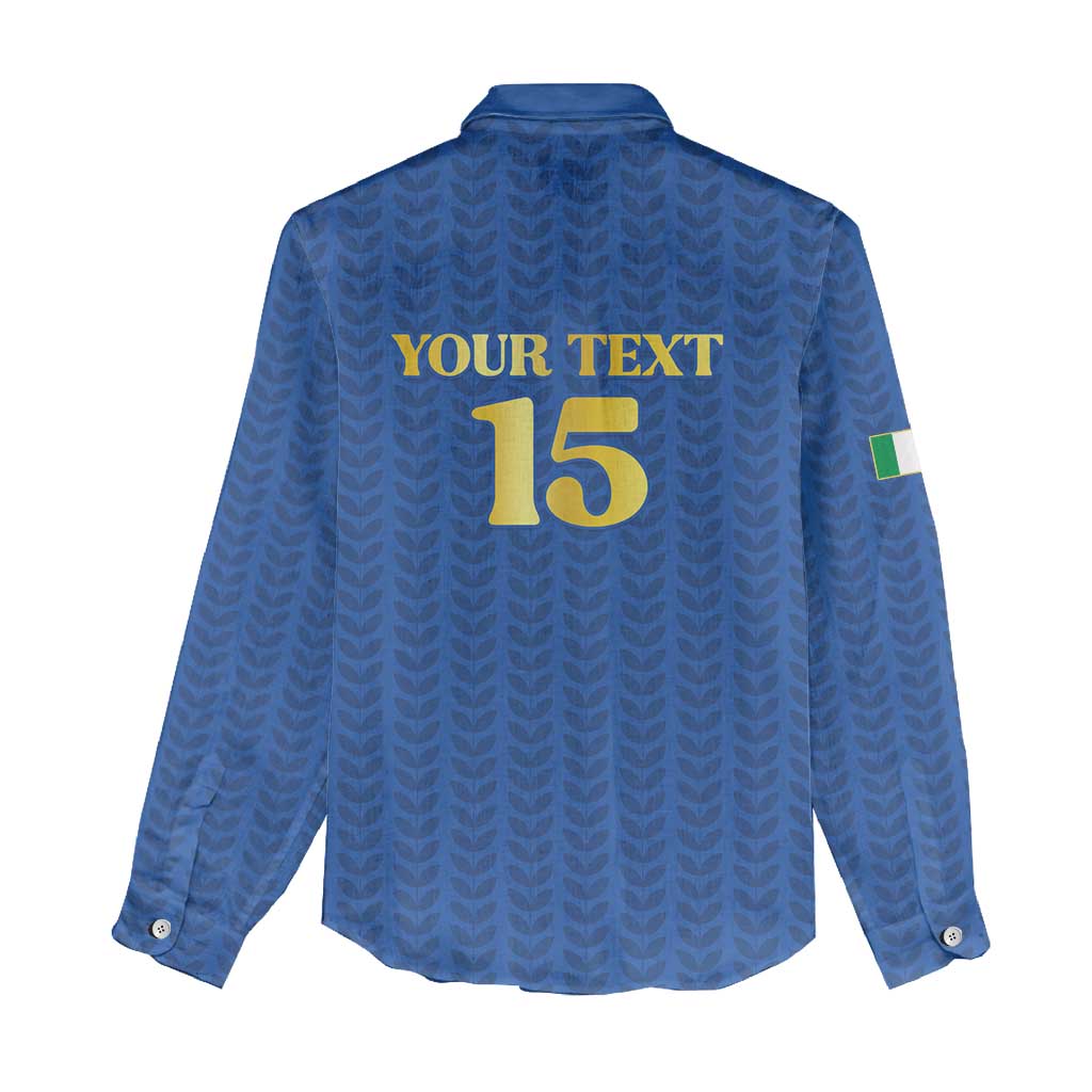 Custom Italy Football 2026 Women Casual Shirt Road To Champions - Wonder Print Shop