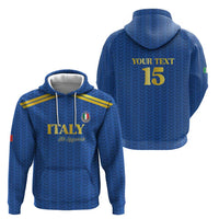 Custom Italy Football 2026 Zip Hoodie Road To Champions - Wonder Print Shop