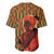 African-American Mother's Day Baseball Jersey Black Mom And Son Kente Pattern