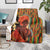 African-American Mother's Day Blanket Black Mom And Son Kente Pattern