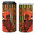 African-American Mother's Day 4 in 1 Can Cooler Tumbler Black Mom And Son Kente Pattern