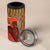 African-American Mother's Day 4 in 1 Can Cooler Tumbler Black Mom And Son Kente Pattern
