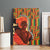 African-American Mother's Day Canvas Wall Art Black Mom And Son Kente Pattern