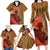 African-American Mother's Day Family Matching Long Sleeve Bodycon Dress and Hawaiian Shirt Black Mom And Son Kente Pattern
