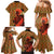 African-American Mother's Day Family Matching Mermaid Dress and Hawaiian Shirt Black Mom And Son Kente Pattern