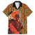 African-American Mother's Day Family Matching Mermaid Dress and Hawaiian Shirt Black Mom And Son Kente Pattern