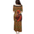 African-American Mother's Day Family Matching Puletasi and Hawaiian Shirt Black Mom And Son Kente Pattern