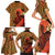 African-American Mother's Day Family Matching Short Sleeve Bodycon Dress and Hawaiian Shirt Black Mom And Son Kente Pattern