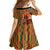 African-American Mother's Day Family Matching Summer Maxi Dress and Hawaiian Shirt Black Mom And Son Kente Pattern