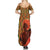 African-American Mother's Day Family Matching Summer Maxi Dress and Hawaiian Shirt Black Mom And Son Kente Pattern