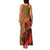 African-American Mother's Day Family Matching Tank Maxi Dress and Hawaiian Shirt Black Mom And Son Kente Pattern