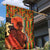 African-American Mother's Day Garden Flag Black Mom And Son Kente Pattern