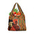 African-American Mother's Day Grocery Bag Black Mom And Son Kente Pattern
