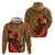 African-American Mother's Day Hoodie Black Mom And Son Kente Pattern