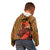 African-American Mother's Day Kid Hoodie Black Mom And Son Kente Pattern