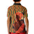 African-American Mother's Day Kid Polo Shirt Black Mom And Son Kente Pattern
