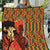 African-American Mother's Day Quilt Black Mom And Son Kente Pattern