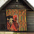 African-American Mother's Day Quilt Black Mom And Son Kente Pattern