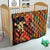 African-American Mother's Day Quilt Black Mom And Son Kente Pattern