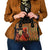 African-American Mother's Day Shoulder Handbag Black Mom And Son Kente Pattern