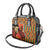 African-American Mother's Day Shoulder Handbag Black Mom And Son Kente Pattern