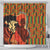 African-American Mother's Day Shower Curtain Black Mom And Son Kente Pattern