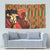 African-American Mother's Day Tapestry Black Mom And Son Kente Pattern