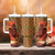African-American Mother's Day Tumbler With Handle Black Mom And Son Kente Pattern