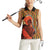African-American Mother's Day Women Sleeveless Polo Shirt Black Mom And Son Kente Pattern