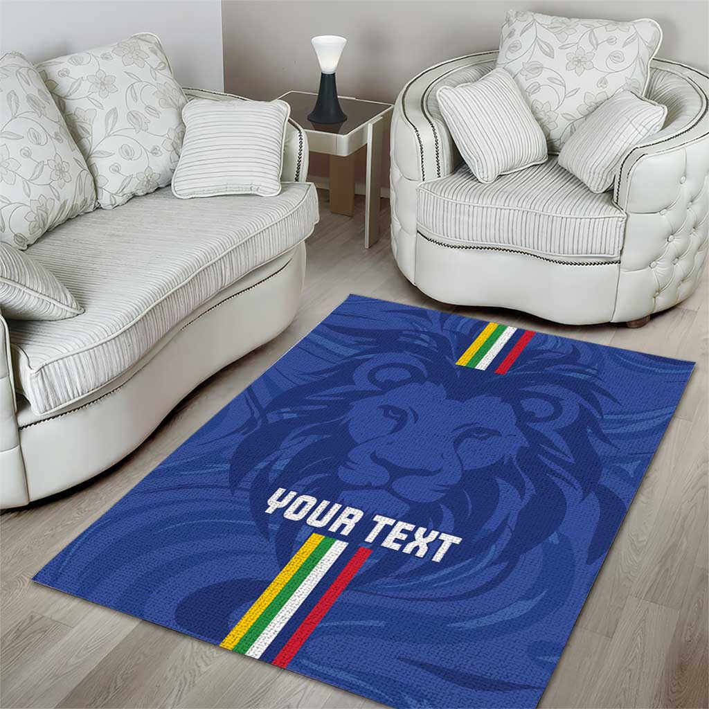 Custom Central African Republic Football Area Rug Go Les Fauves Go
