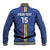 Custom Central African Republic Football Baseball Jacket Go Les Fauves Go