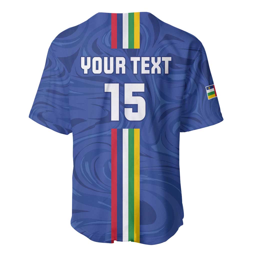 Custom Central African Republic Football Baseball Jersey Go Les Fauves Go