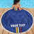 Custom Central African Republic Football Beach Blanket Go Les Fauves Go