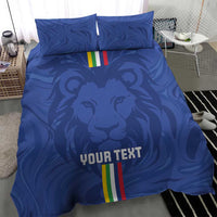 Custom Central African Republic Football Bedding Set Go Les Fauves Go
