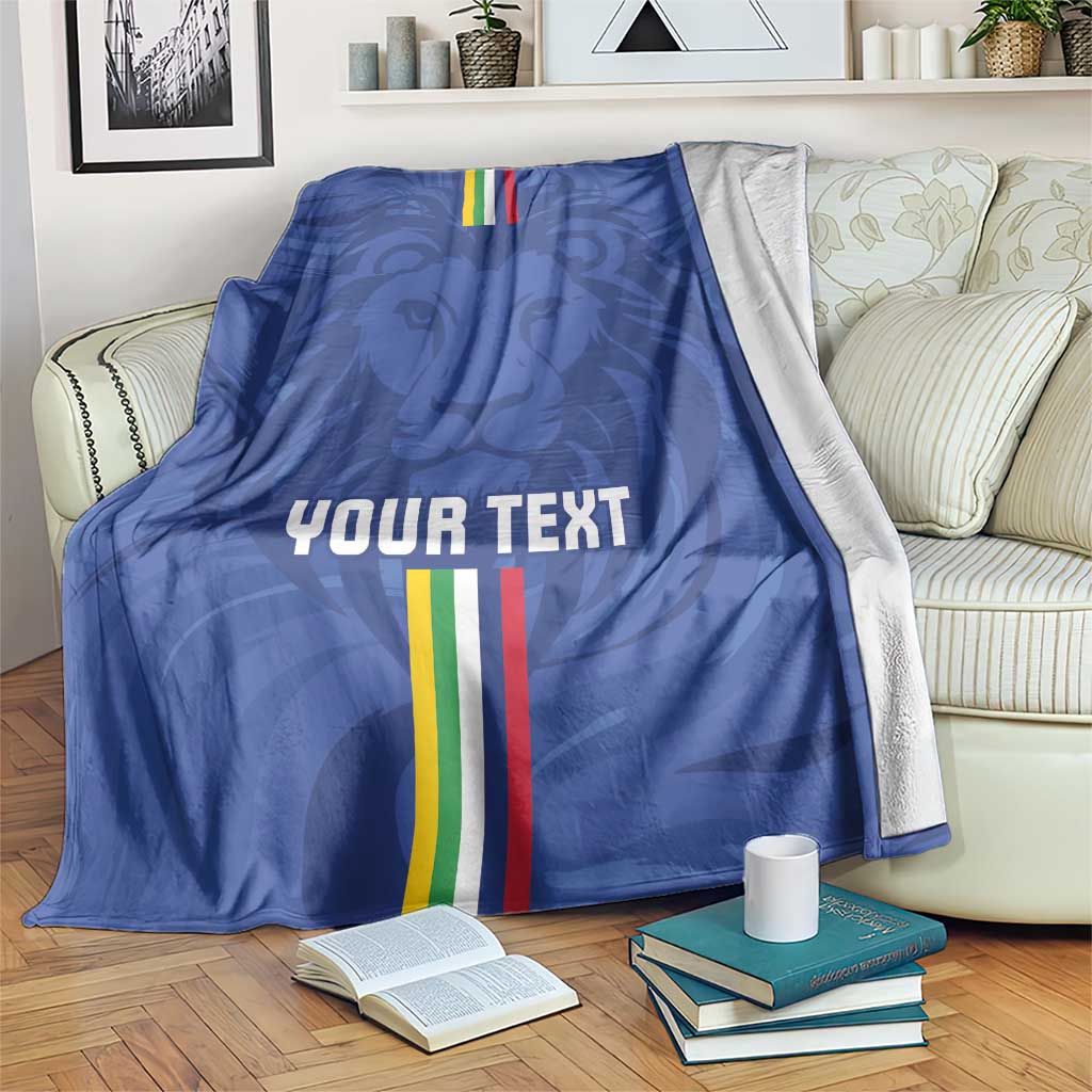 Custom Central African Republic Football Blanket Go Les Fauves Go