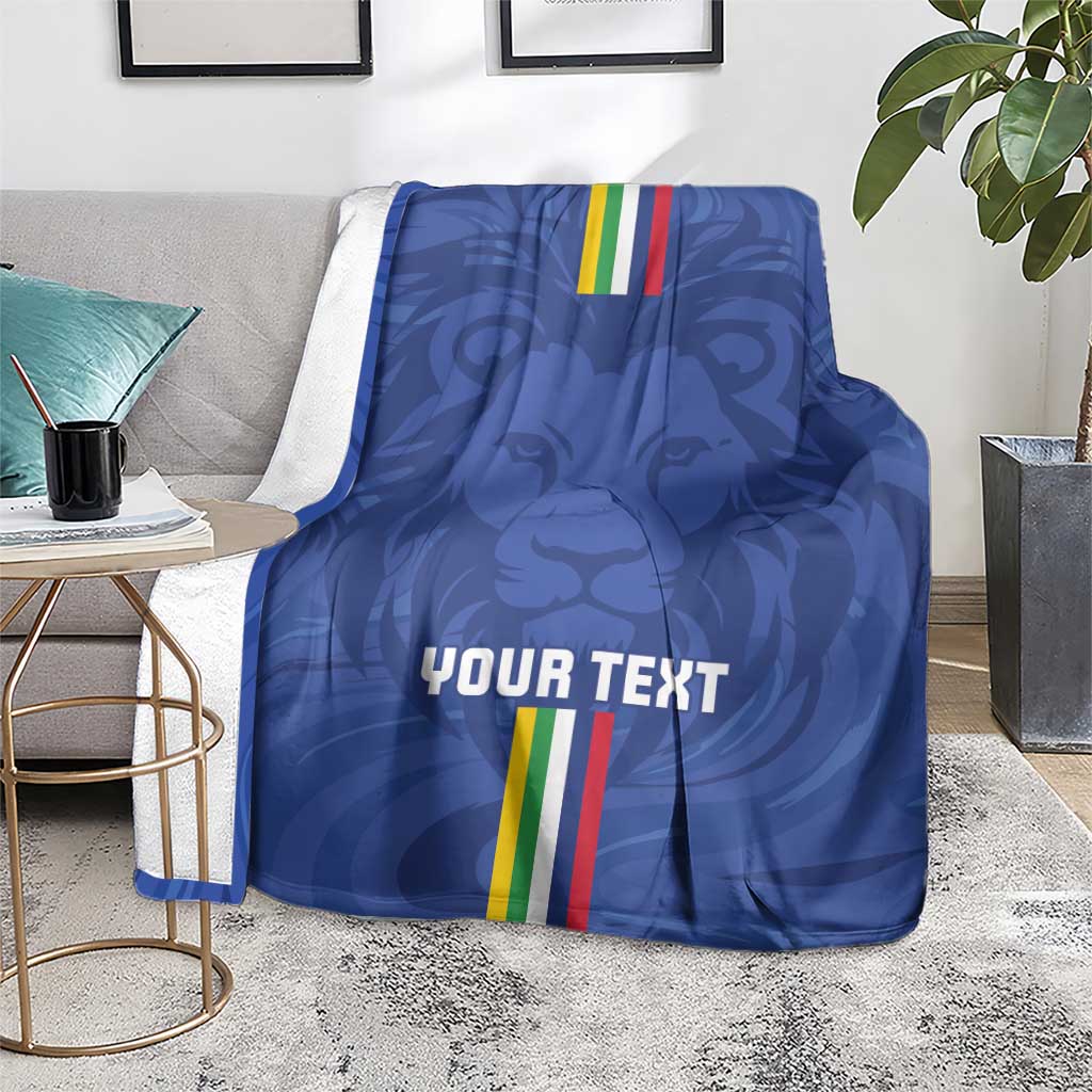 Custom Central African Republic Football Blanket Go Les Fauves Go