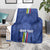 Custom Central African Republic Football Blanket Go Les Fauves Go