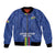 Custom Central African Republic Football Bomber Jacket Go Les Fauves Go