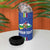 Custom Central African Republic Football 4 in 1 Can Cooler Tumbler Go Les Fauves Go