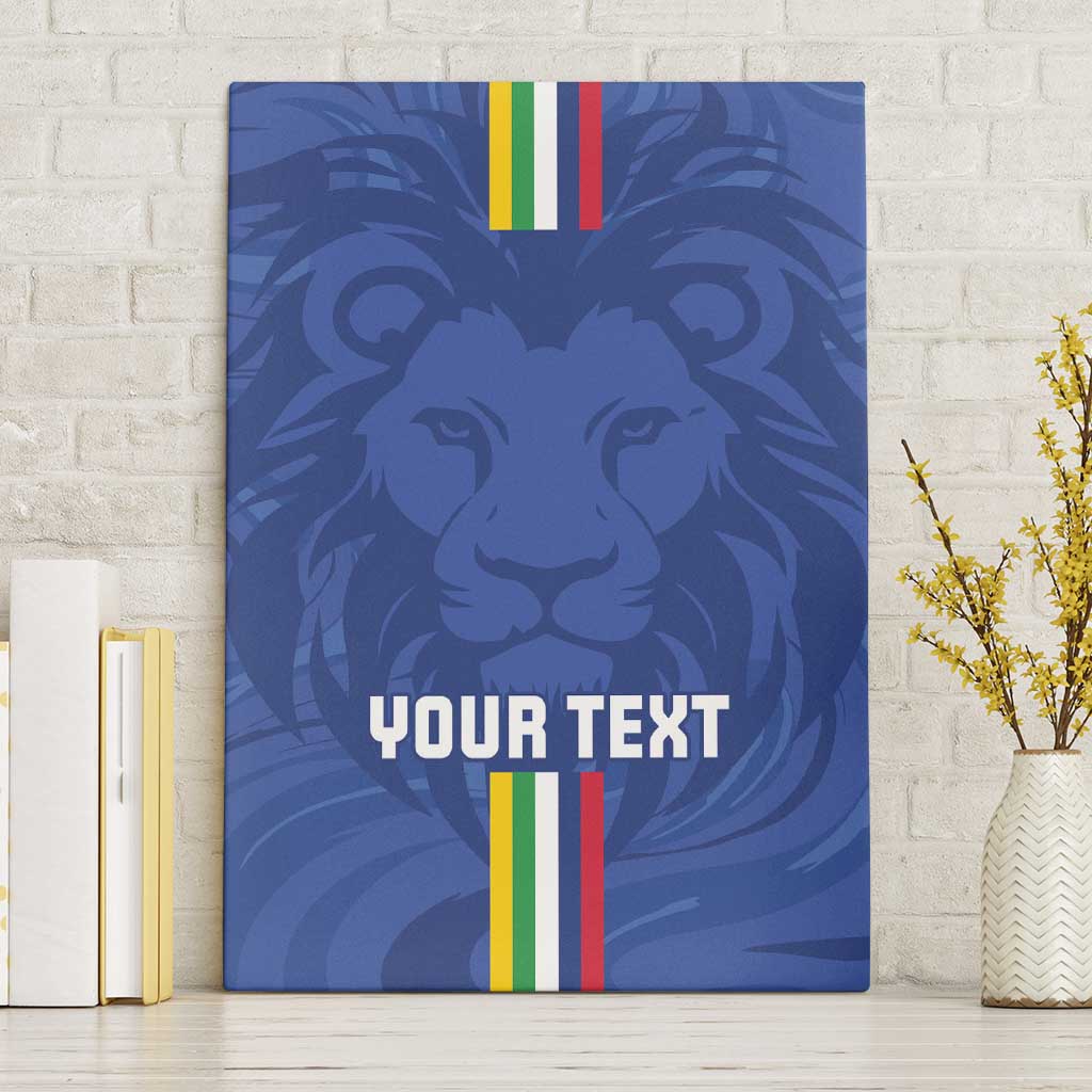 Custom Central African Republic Football Canvas Wall Art Go Les Fauves Go