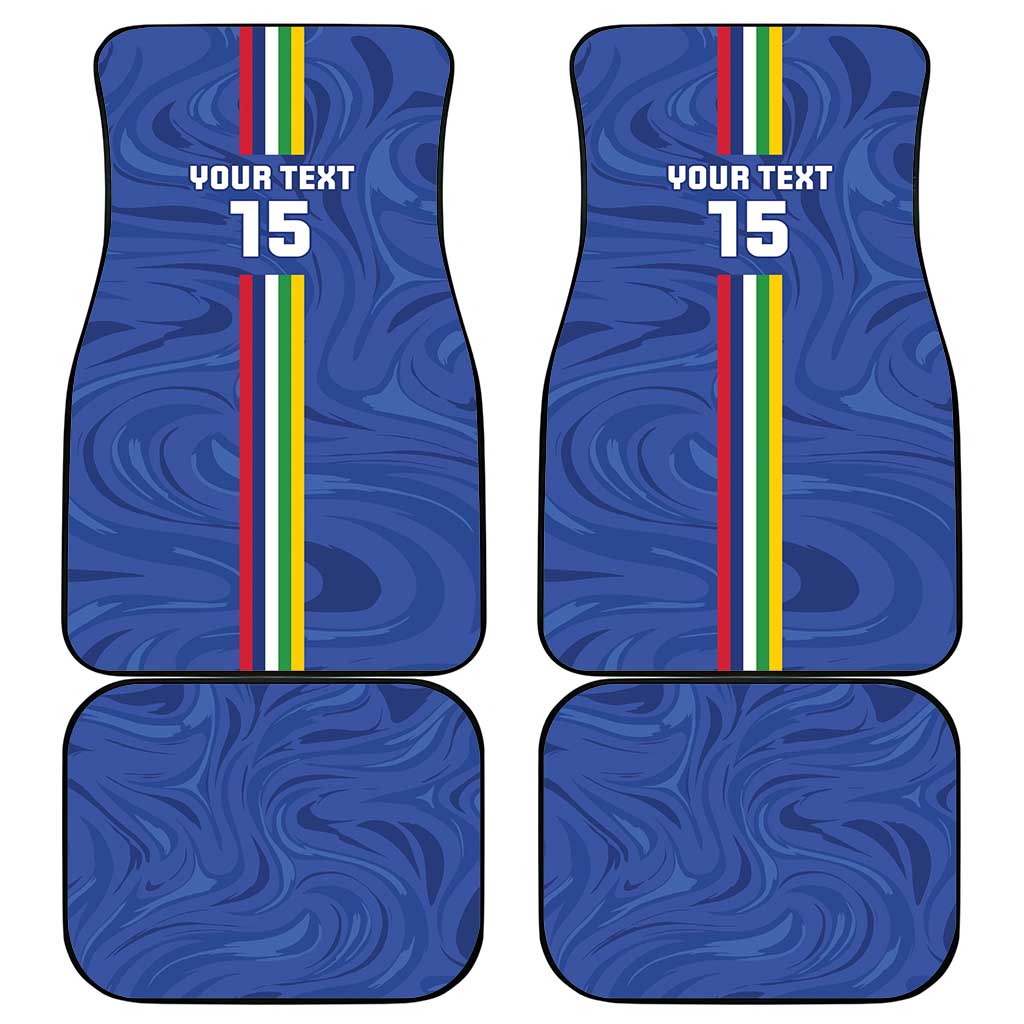 Custom Central African Republic Football Car Mats Go Les Fauves Go