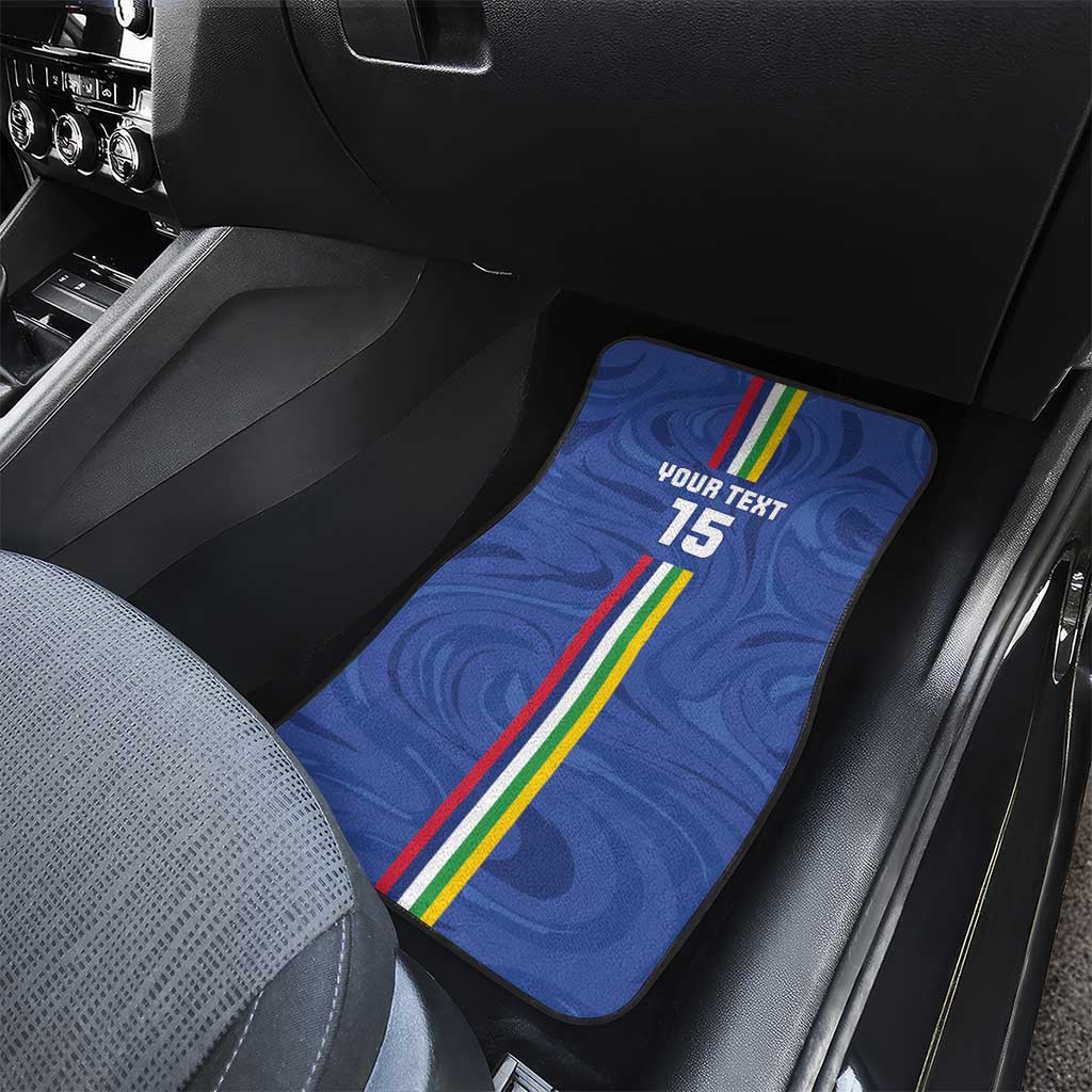 Custom Central African Republic Football Car Mats Go Les Fauves Go