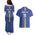Custom Central African Republic Football Couples Matching Puletasi and Hawaiian Shirt Go Les Fauves Go