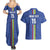 Custom Central African Republic Football Couples Matching Summer Maxi Dress and Hawaiian Shirt Go Les Fauves Go