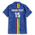 Custom Central African Republic Football Family Matching Mermaid Dress and Hawaiian Shirt Go Les Fauves Go